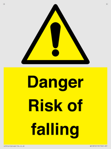 Danger Risk of falling